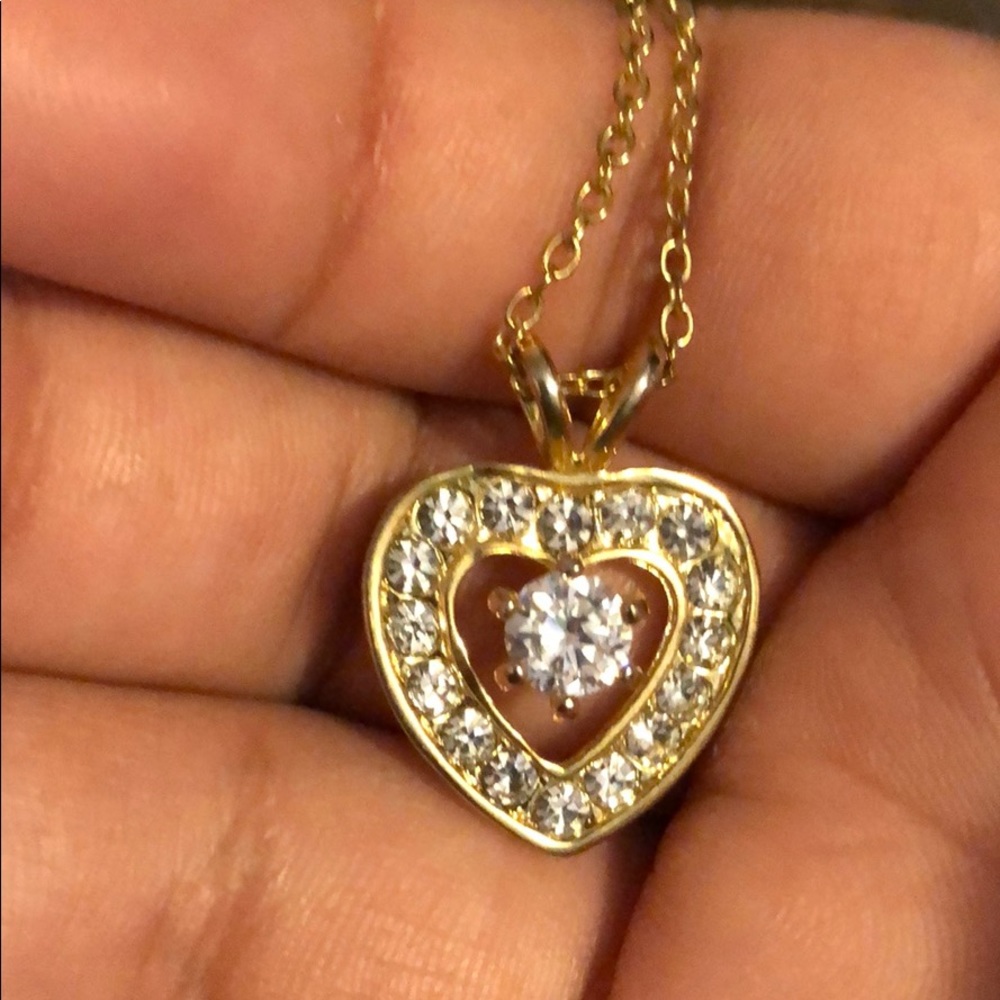 Necklace heart shaped